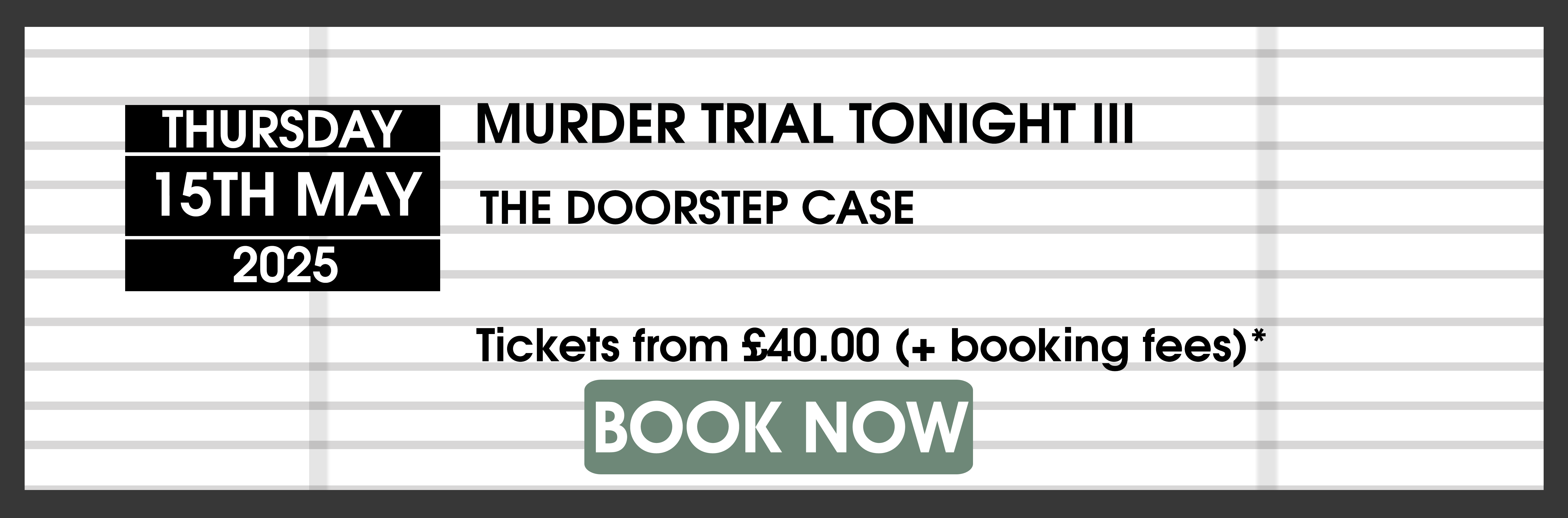 Murder Trial Tonight Book Tickets