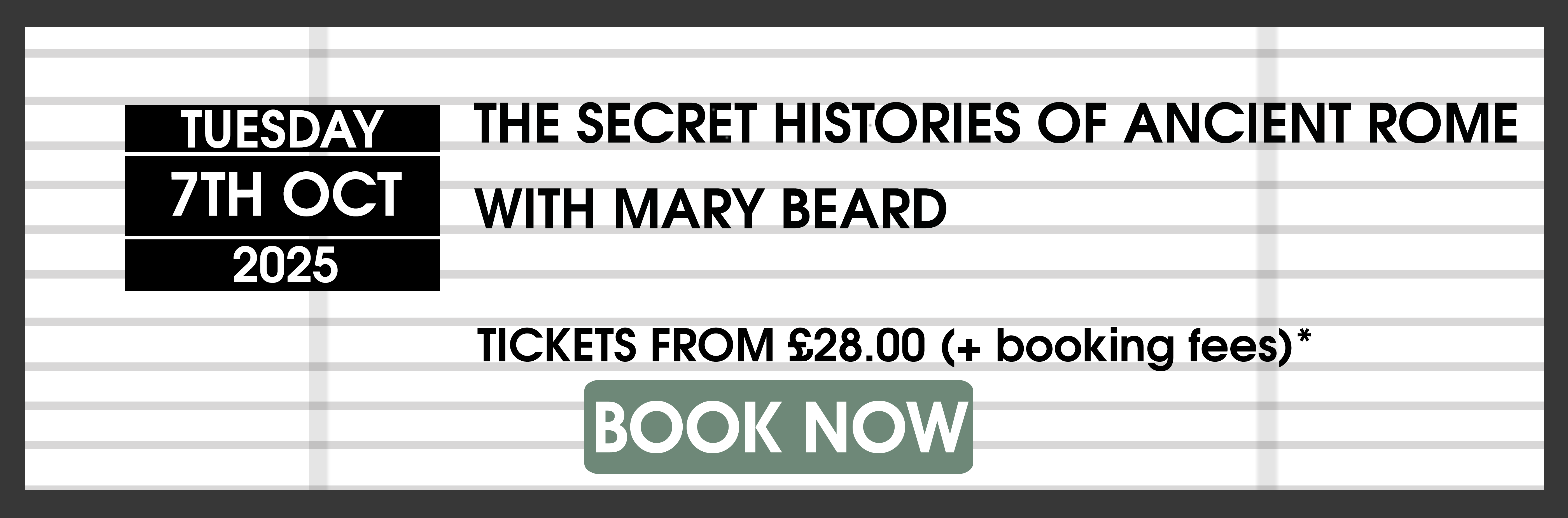 07.10.25 Mary Beard BOOK NOW